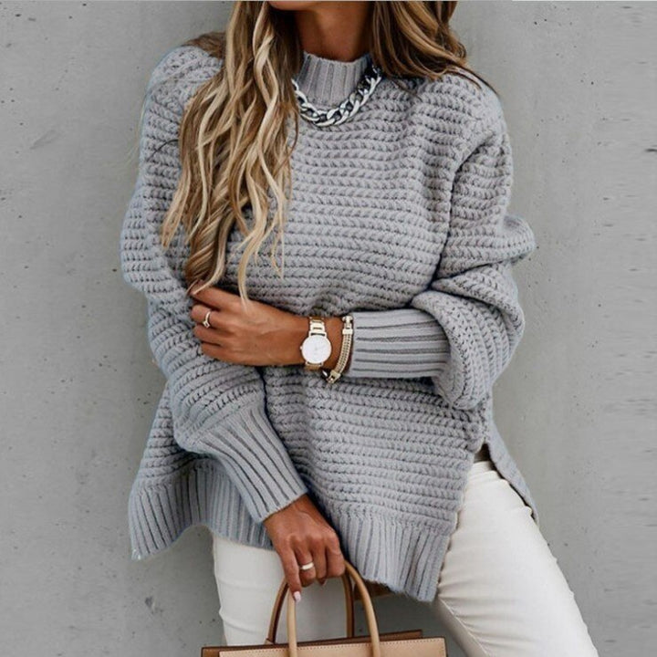 Lune London | Knit Sweater - Oversized Fit - Crew Neck - Long Sleeves - Soft and Comfortable