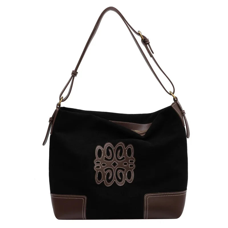 Lune London | Women's Luxury Brand Messenger Bags Retro Brown Crossbody Tote Bags Bucket Clutch Bag Shopping Large Capacity Travel Bag