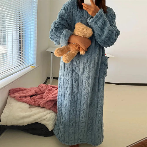 Amarae | Fleece Teddy Dress