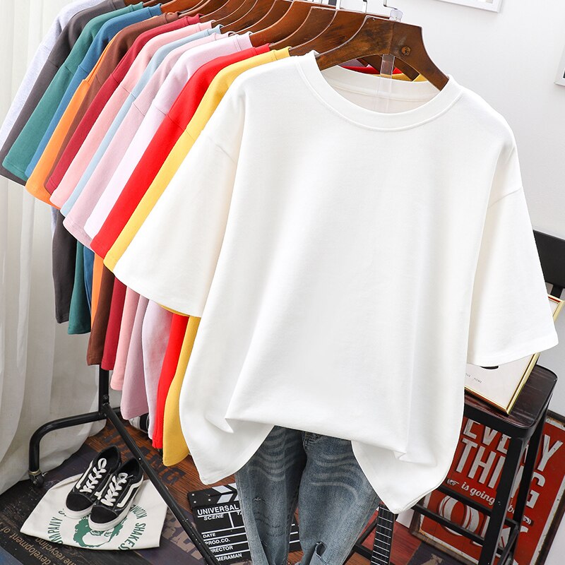 Amarae | Cozy Cotton Basic: Plus-Size T-Shirt for Women