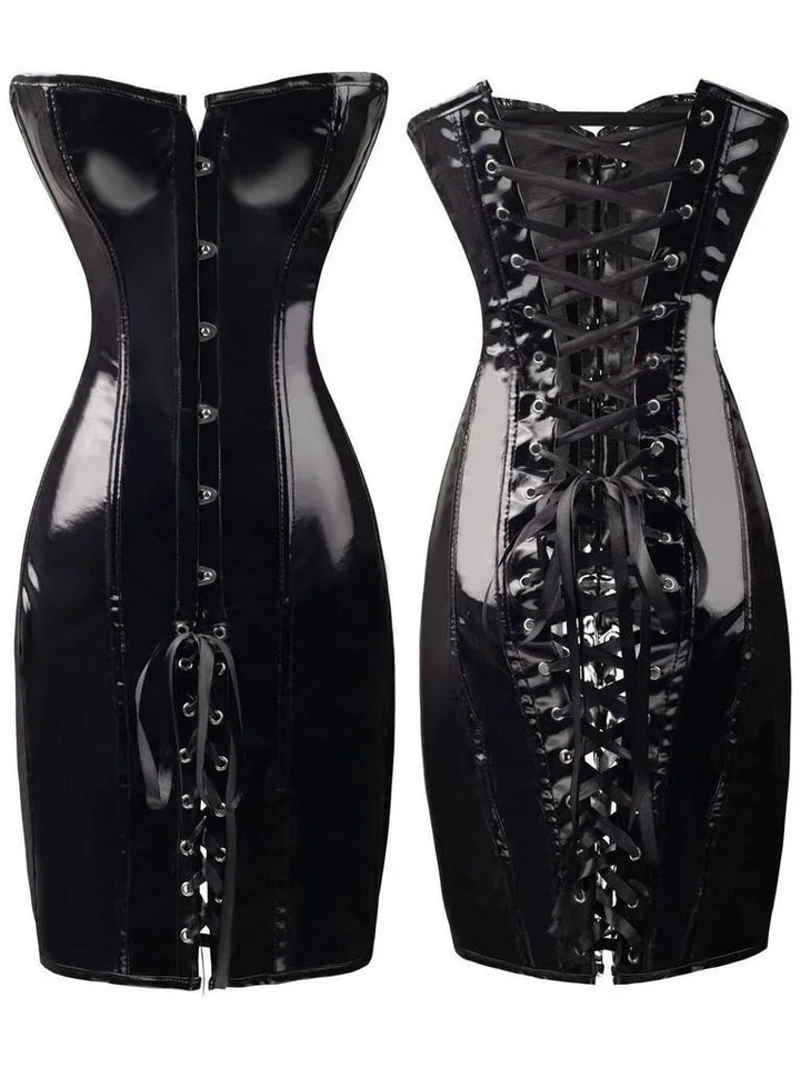 Lune London | Latex-banded dress without straps