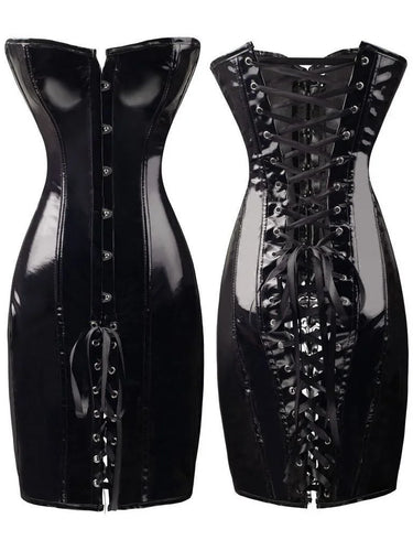 Amarae | Latex-banded dress without straps