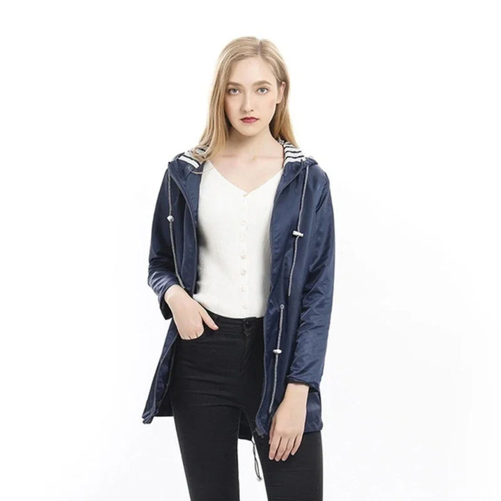 Waterproof coat with hood