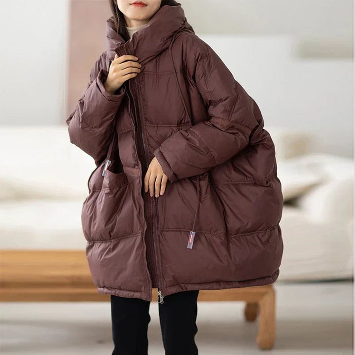 Lune London | Winter Oversized Down Hooded Jacket