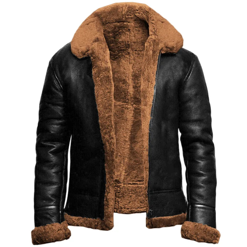 Amarae | Leather Winter Coat