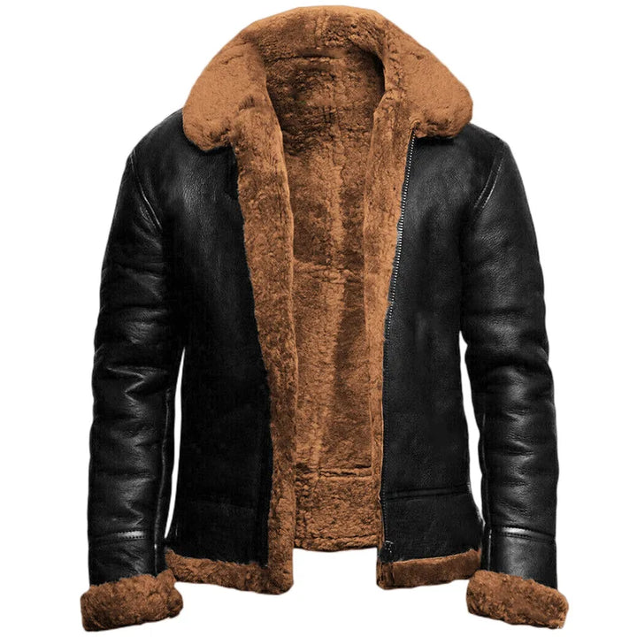 Amarae | Leather Winter Coat
