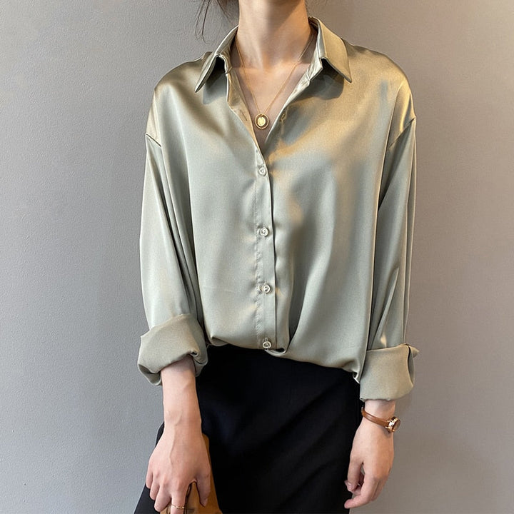 Lune London | Women's Clothing Silk Shirt Vintage Blouse
