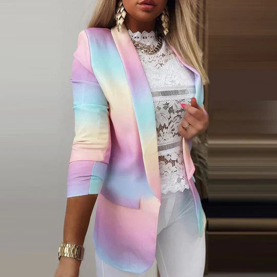 Lune London | Long Sleeve Tie-Dye Blazer for Women