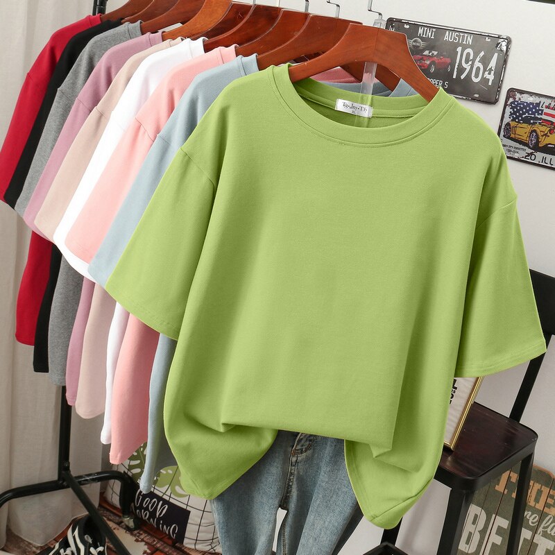 Amarae | Cozy Cotton Basic: Plus-Size T-Shirt for Women