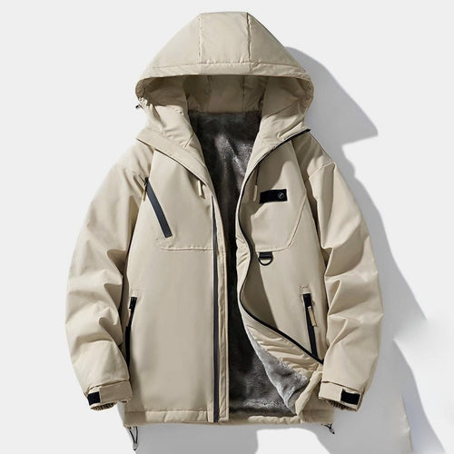 Amarae | Relaxed Fit Winter Jacket - Hooded Pullover Hip-Length Winter Jacket