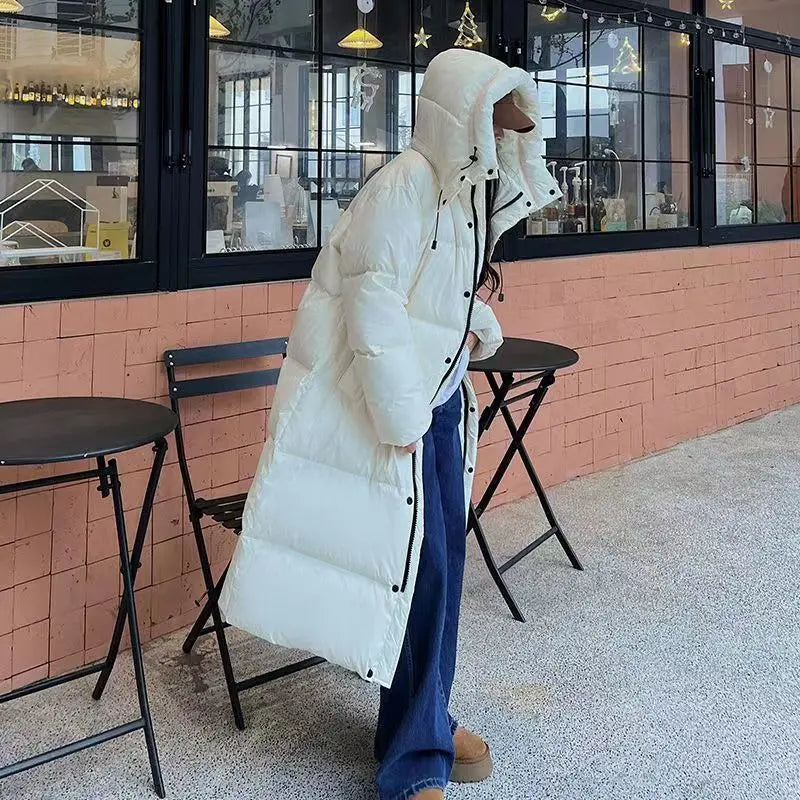 Lune London - Long down jacket - Style with hood