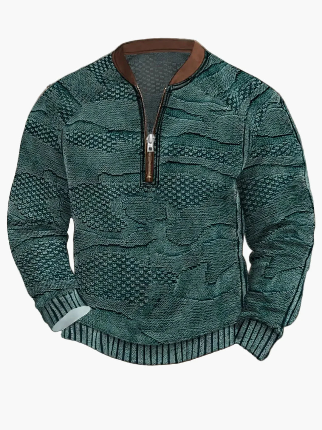 Lune London | Knitted sweater with zipper - Modern casual look for autumn and spring