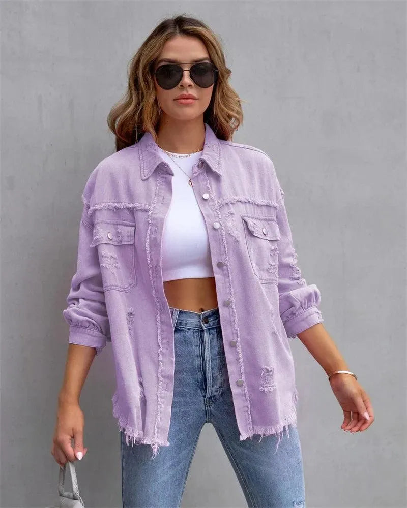 Amarae | Oversized and casual denim jacket for women