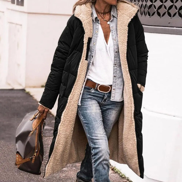 Lune London - Long reversible down jacket (with hood)