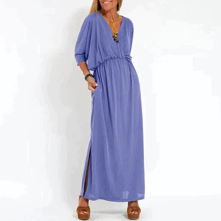 Lune London | Elegant Boho Maxi Dress with Waistband
