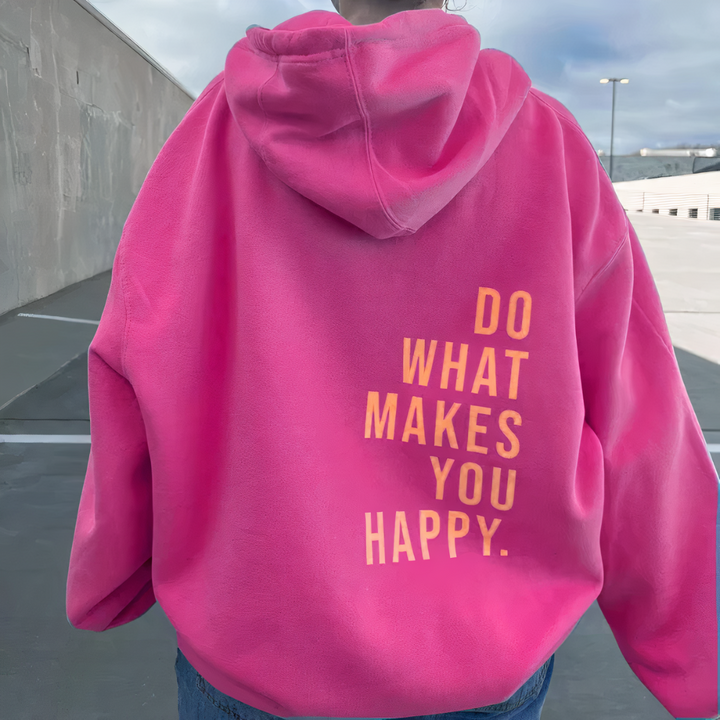 Amarae | Rust-colored Statement Hoodie