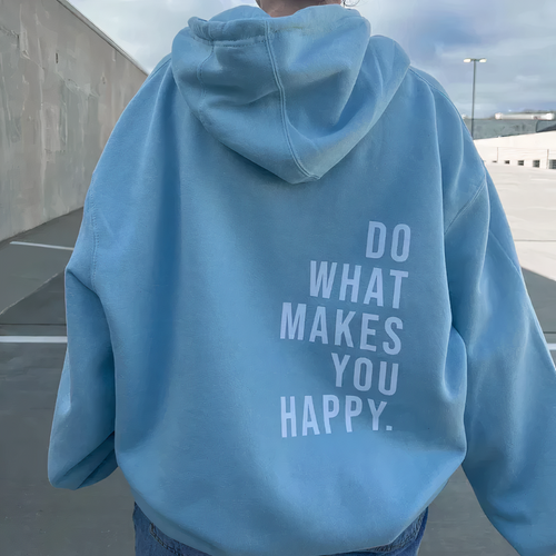 Amarae | Hoodie with pattern print - Comfortable hoodie for leisure and outdoors
