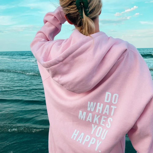 Amarae | Plus size Hoodie - Hood & Printed pattern - Relaxed fit - Urban & Leisure style