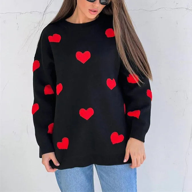 Lune London | Sweater with knitted heart