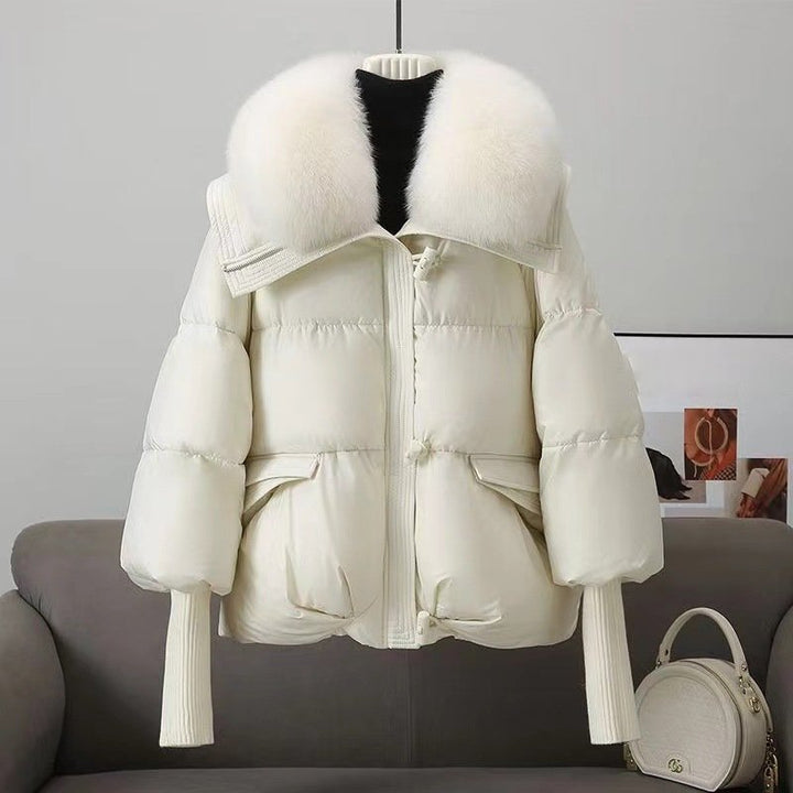 Amarae | Jacket - Oversized Fit - Quilted - Faux Fur Collar - Hip Length