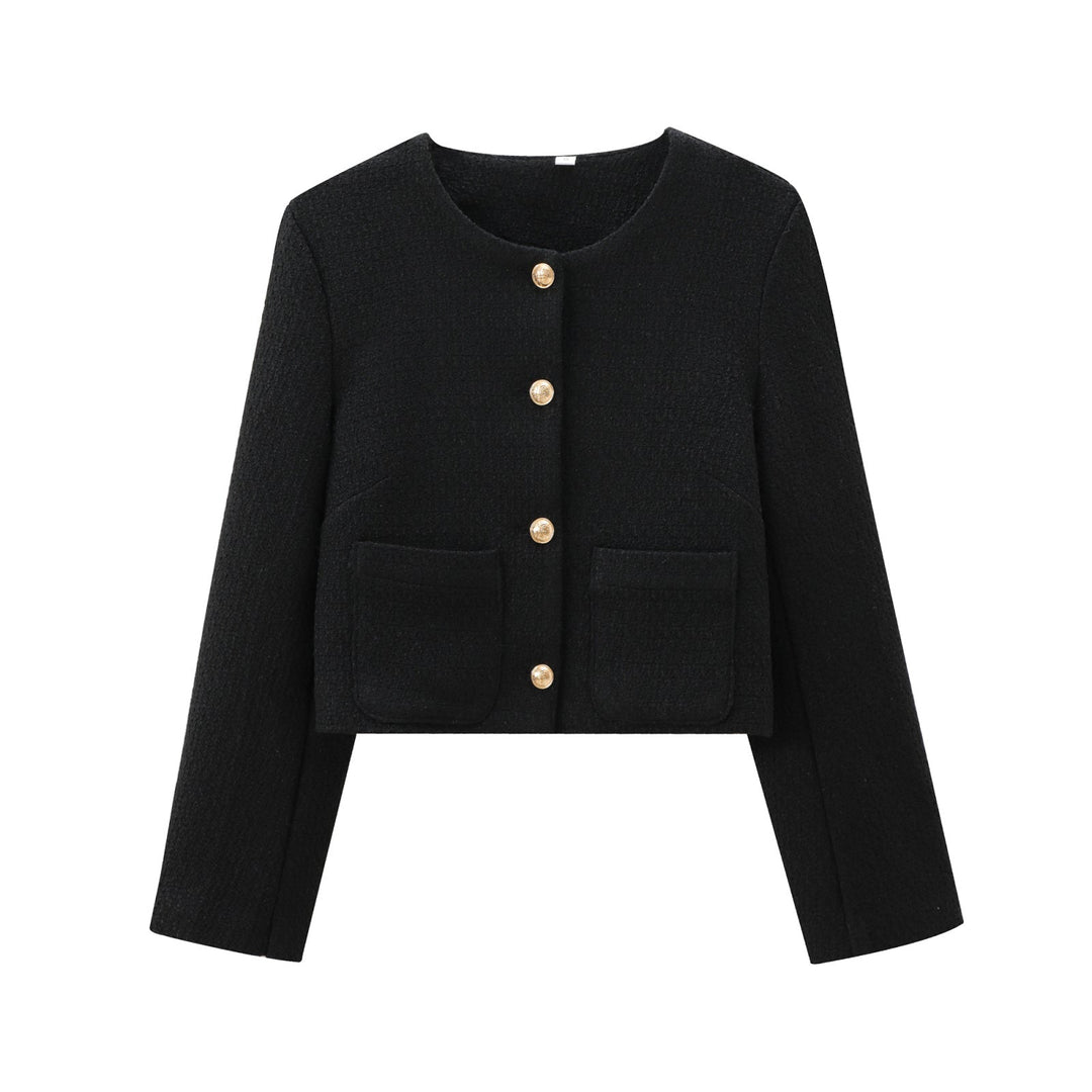 Amarae | Tweed Blazer In Black