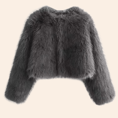 Amarae | Short Winter Jacket in Faux Fur