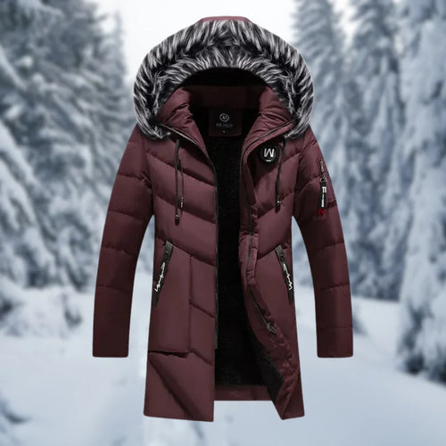Amarae | Jacket - Quilted Plus Size Fit - Hood with Faux Fur - Mid-Length - Ribbed Cuffs