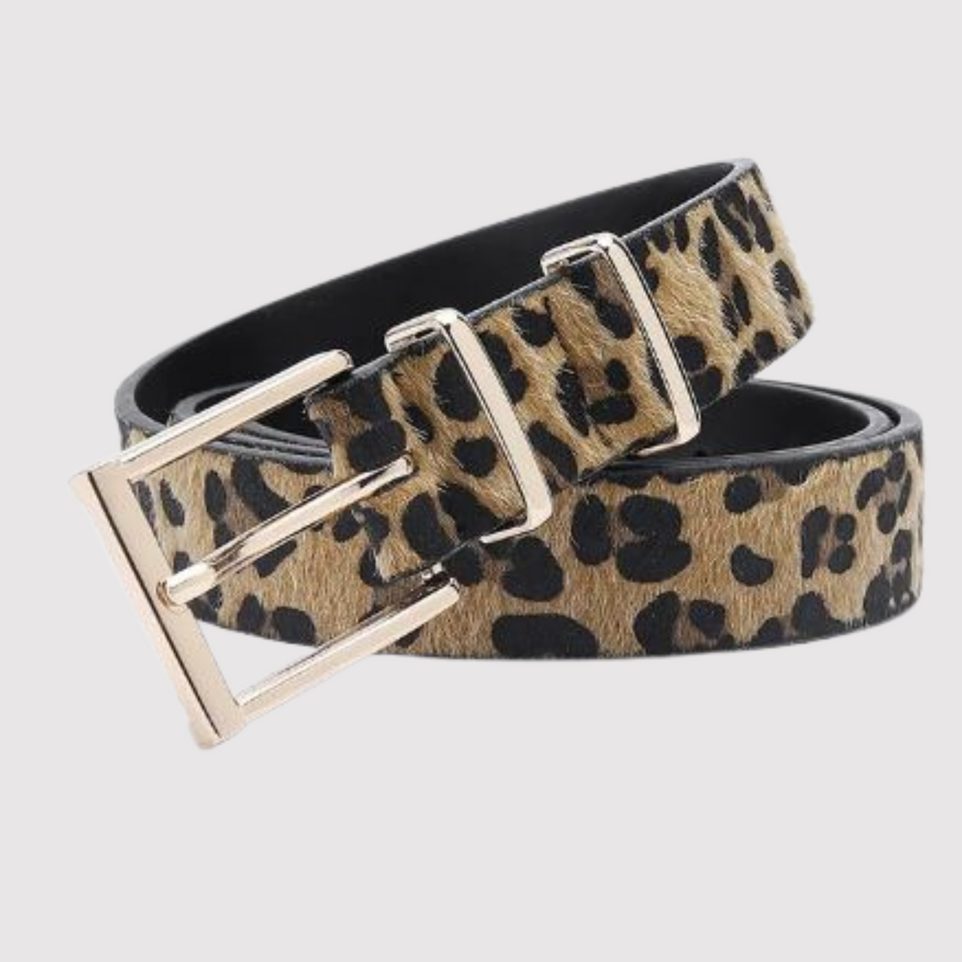 Amarae | Belt with leopard pattern