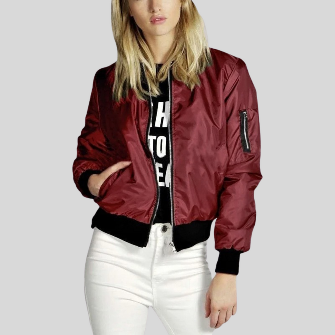 Lune London | Bomber Jacket for Women Zipper