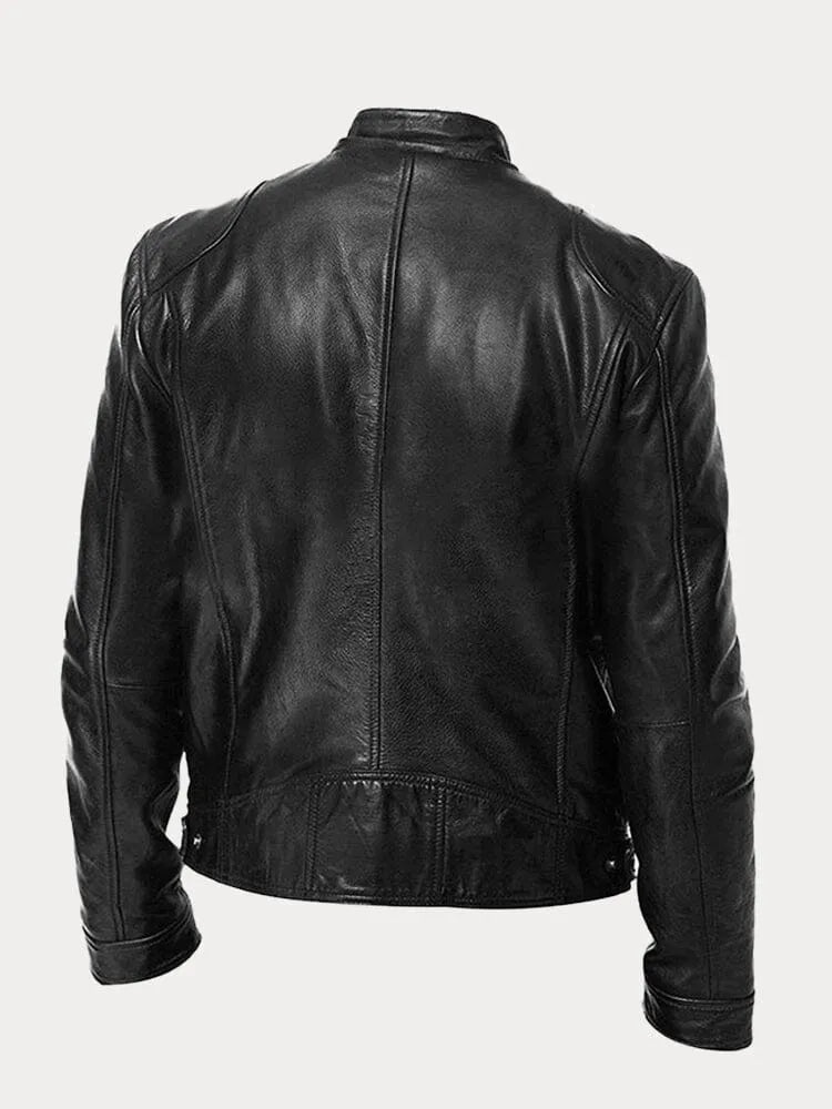 Amarae | Casual Leather Jacket: Timeless Style and Comfort