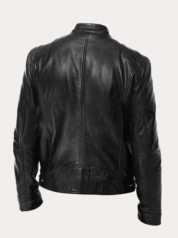 Amarae | Casual Leather Jacket: Timeless Style and Comfort