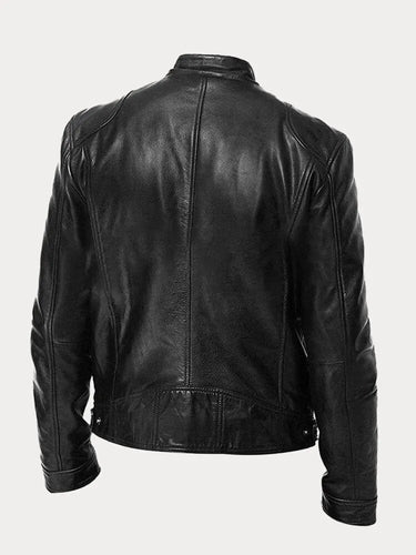 Chic Und Stil | Casual Leather Jacket for Men