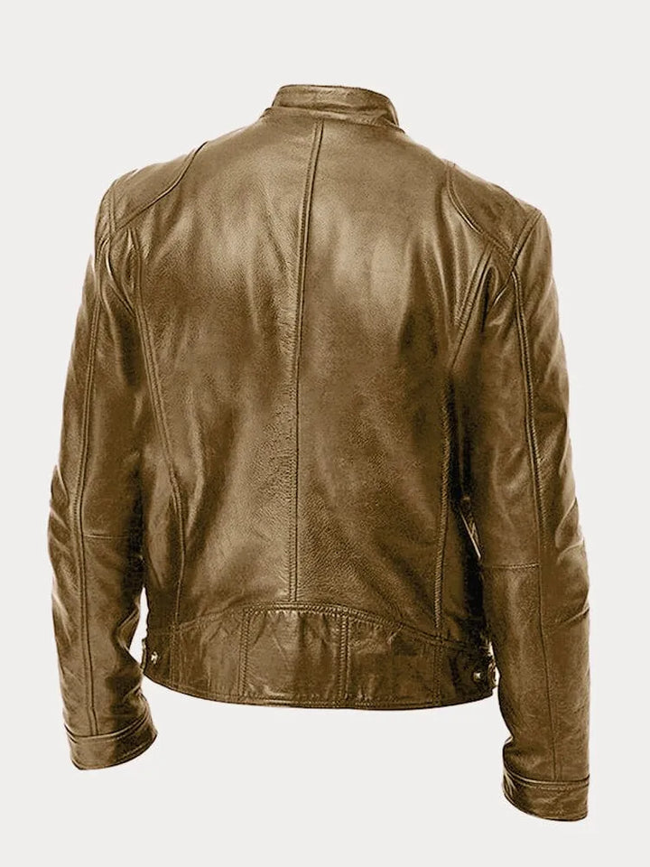 Chic Und Stil | Casual Leather Jacket for Men