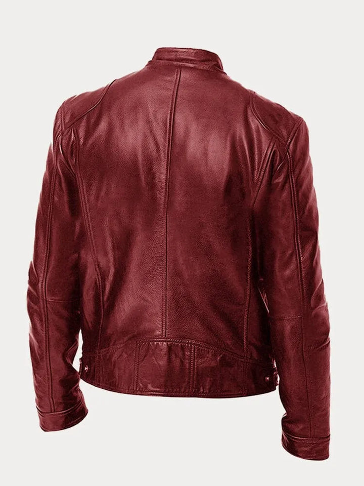 Amarae | Casual Leather Jacket: Timeless Style and Comfort