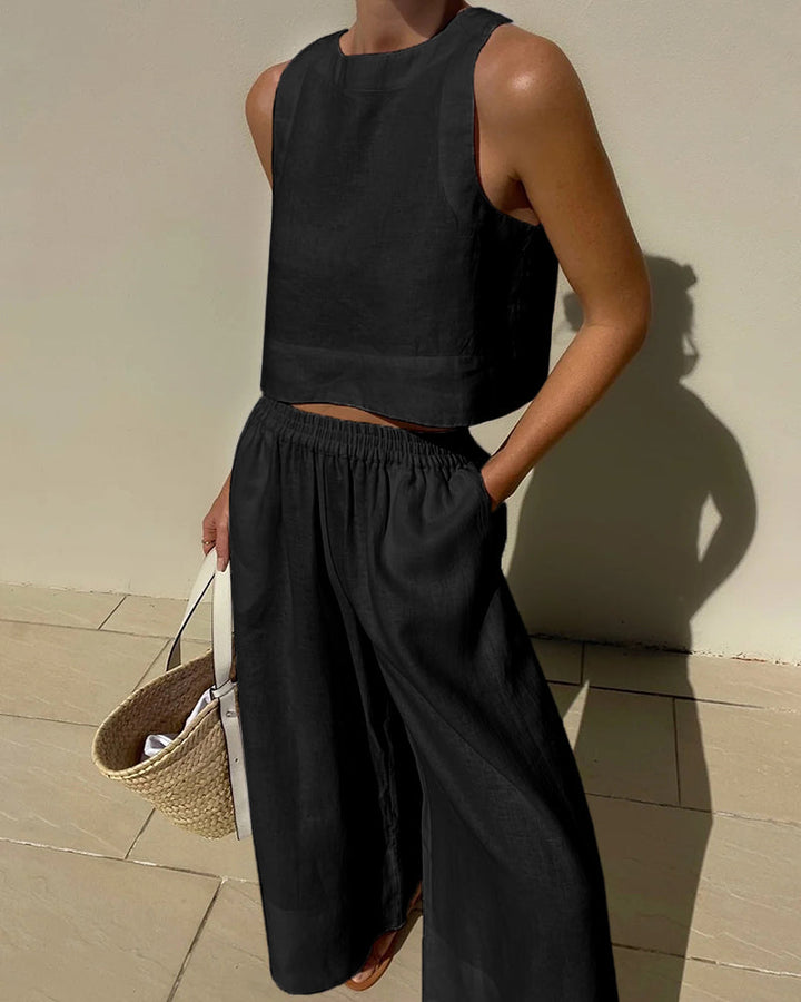 Amarae | Two-piece linen set