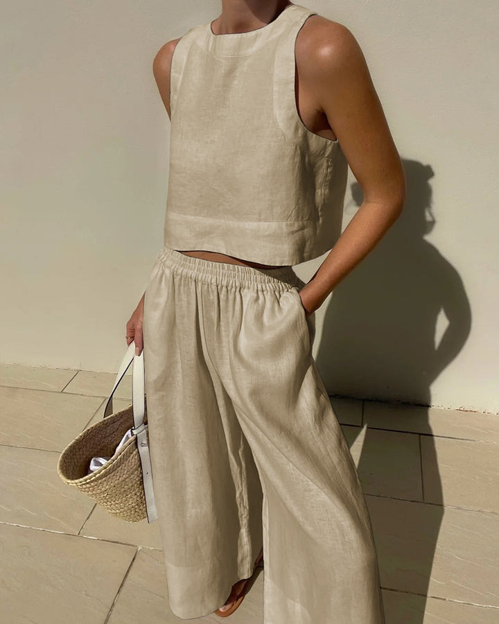 Amarae | Linen Two-Piece Summer Set Women