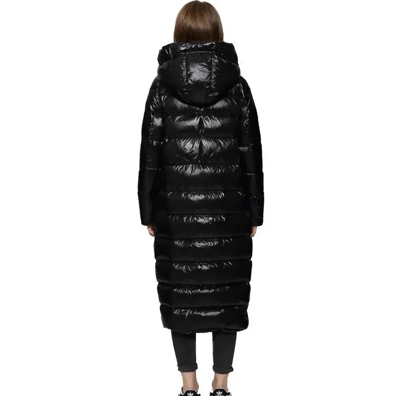 Lune London | Elegant Long Down Jacket for Women