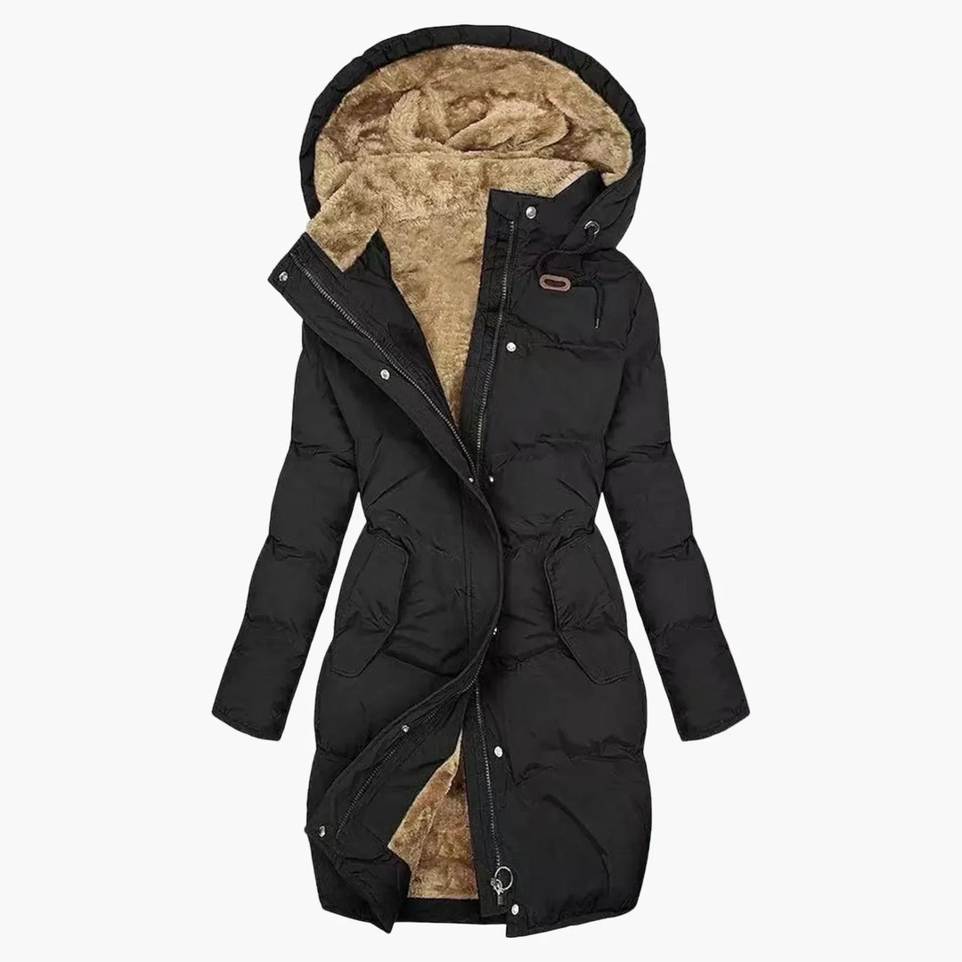 Amarae | Winter Coat Long Hooded Jacket Warm Padded Elegant Leisure
