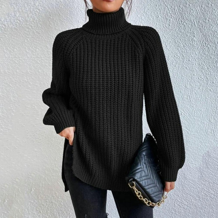Lune London | Knit Sweater - Turtleneck - Long Sleeves - Oversized Fit - Soft Chunky Knit