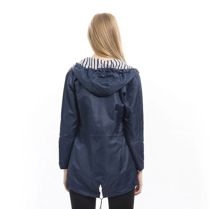 Waterproof coat with hood