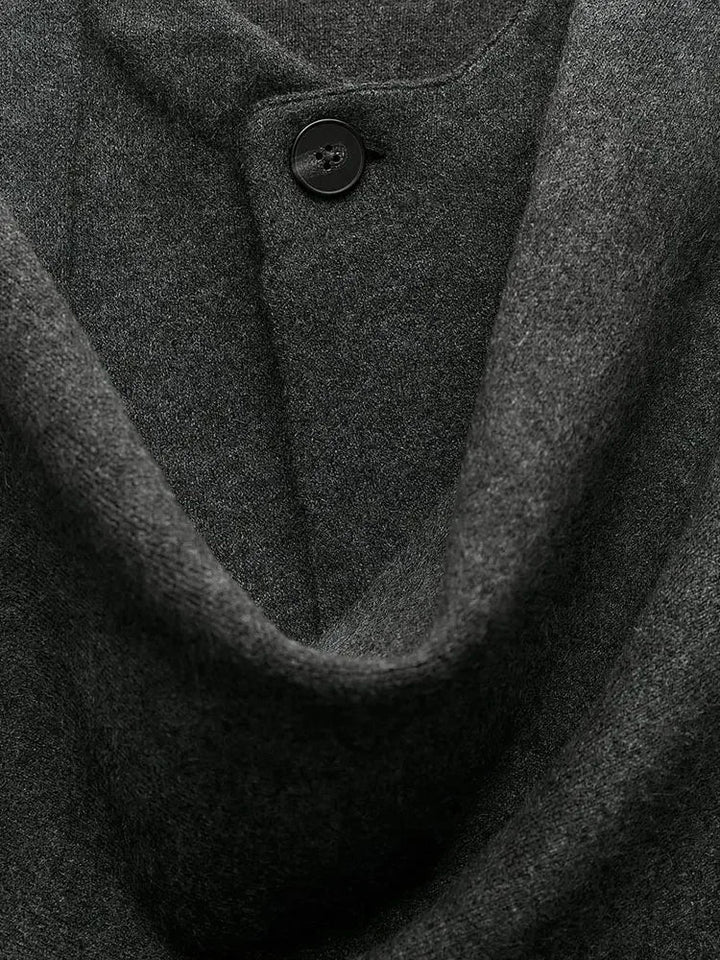 Lune London | Knit Cape Coat with Scarf