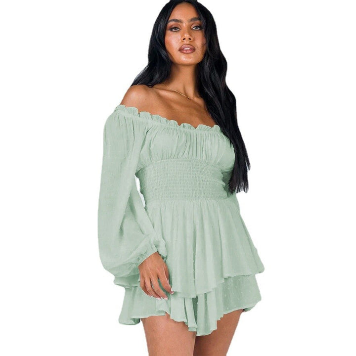 Lune London | Ruffle Shoulder Dress