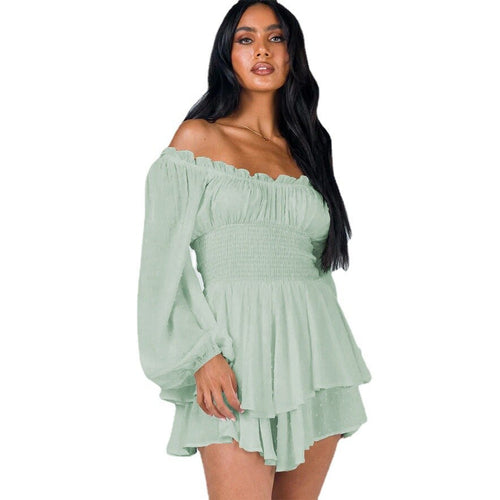 Amarae | Ruffled plunging dresses