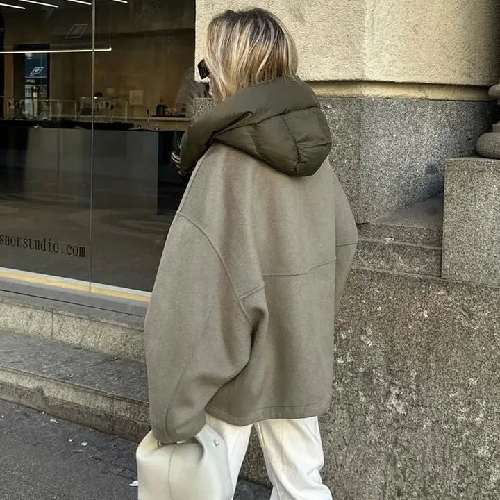 Lune London | Loose casual jacket for women with hood