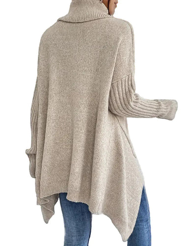 Amarae | Elegant long turtleneck sweater for women