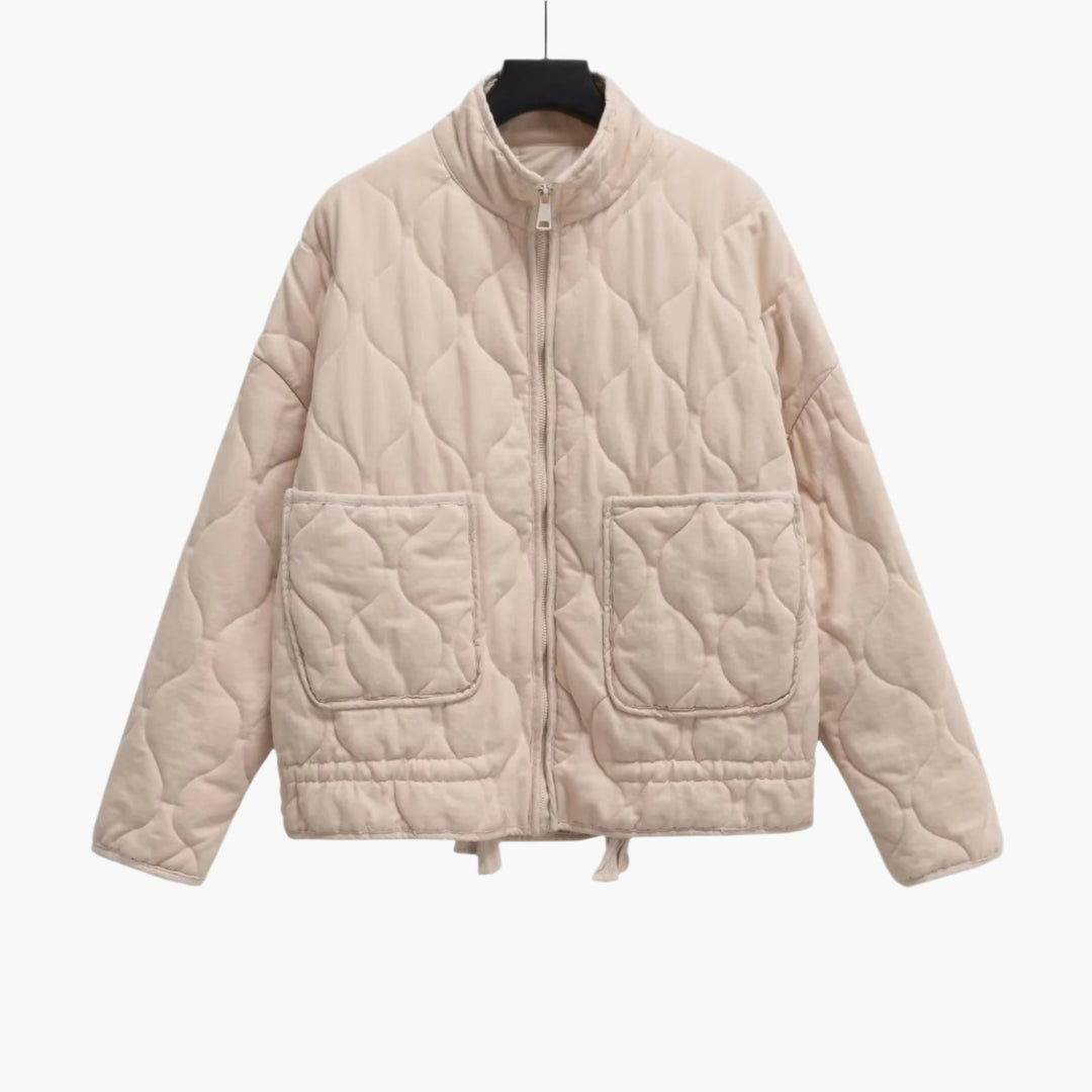 Lune London | Oversized quilted winter jacket with pockets and zipper - Trendy winter jacket 2024