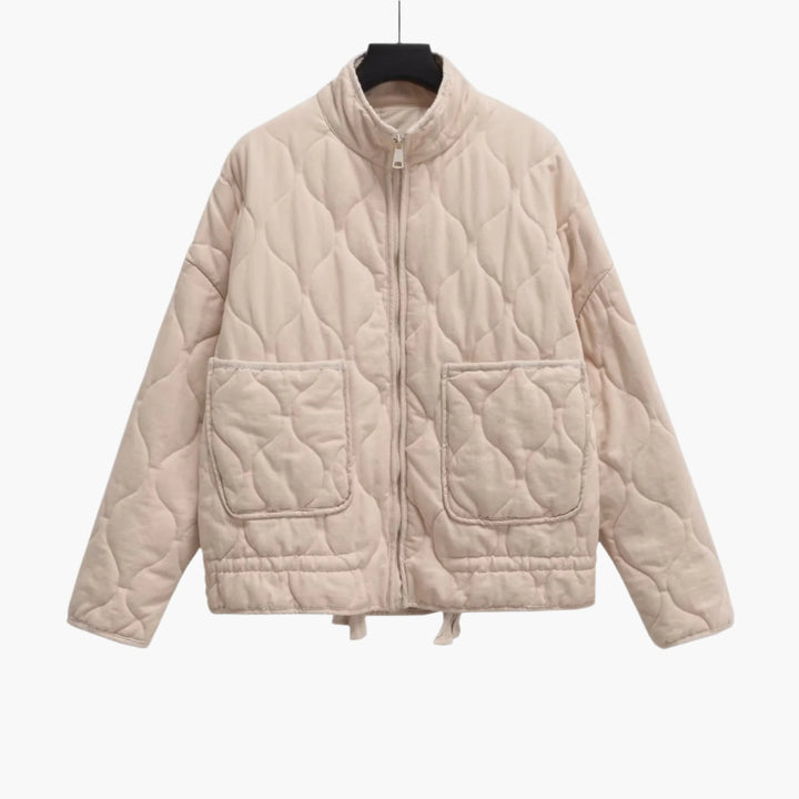 Lune London | Oversized quilted winter jacket with pockets and zipper - Trendy winter jacket 2024