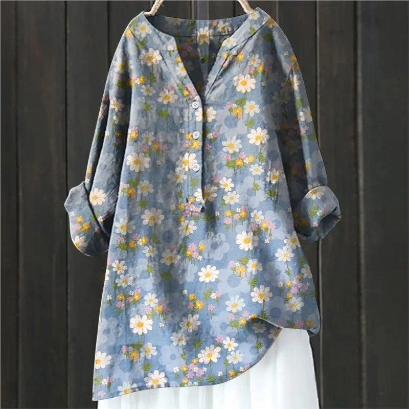 Lune London | Casual Blouse with Floral Print