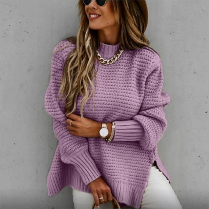 Lune London | Knit Sweater - Oversized Fit - Crew Neck - Long Sleeves - Soft and Comfortable