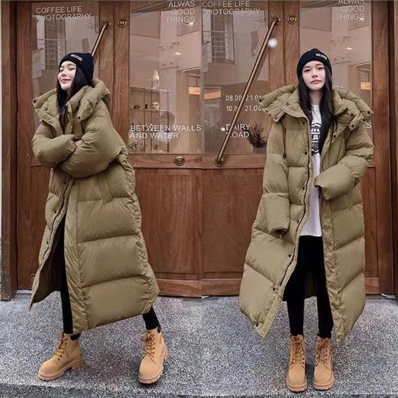 Lune London - Long down jacket - Style with hood